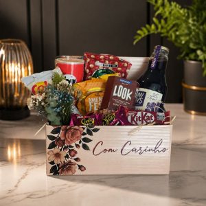 Cesta de Petiscos com Suco